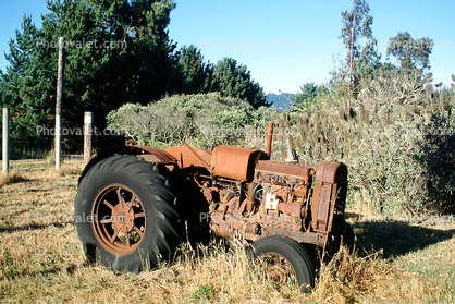 Bolinas, farm tractor
