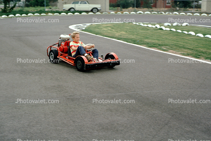 Boy, Go-Cart, 1960s