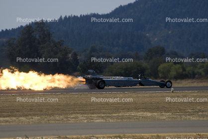 smoke, jet, exhaust, flames, power, thrust, Air Force Jet Car