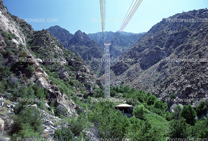 Steel Truss Pylon, tower, Palm Springs Aerial Tramway
