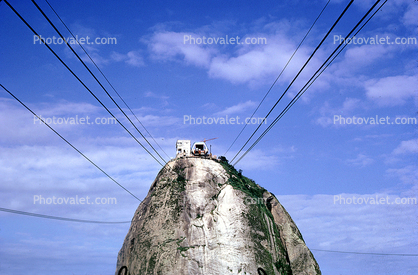 Sugarloaf Cable Car, Rio De Janeiro, January 1974, 1970s, Cableway