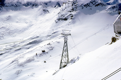 Zuqspitze, Germany, 1970, Snow, Tower