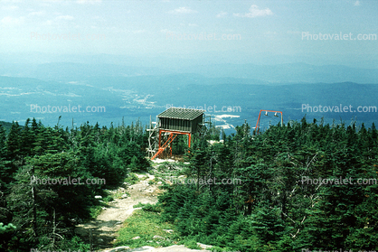 Cannon Mountain Aerial Tramway, Grafton County, New Hampshire, 1950s
