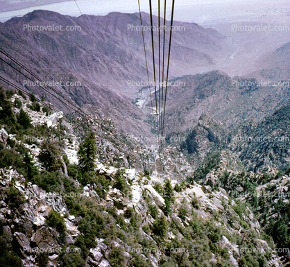 Palm Springs Aerial Tramway, valley, trees