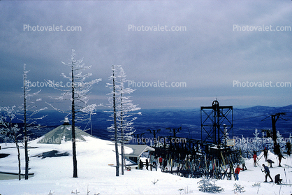 Towlift at Mount Mansfield, Stowe, Vermont, April 1965, 1960s