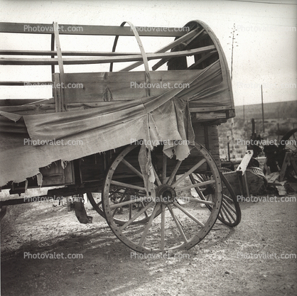 Conestoga Wagon, California or Bust, Wyoming