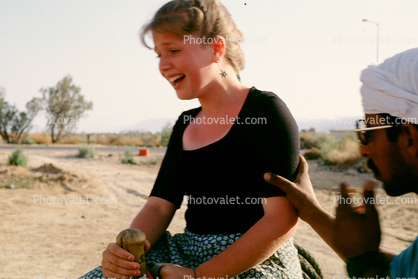 Girl Riding a Camel, Lido, Dead Sea