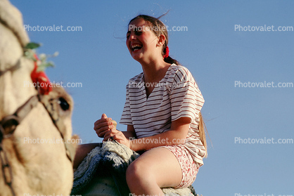 Girl Riding a Camel, Dead Sea
