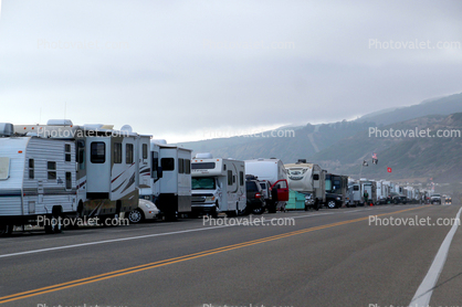 RV Camp along old highway 1, Ventura County California