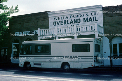 Wells Fargo & Co., Overland Mail, S.R. Buford, Fleetwood Flair Motorhome, Virginia City