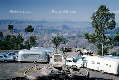 Camino Mexico-Morelia, Guadalajara, Airstream Trailers Caravan, Rally, Club, Trip to Mexico City, April 1965, 1960s, Car, Vehicle, Automobile
