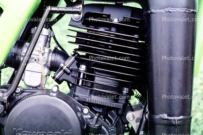 Kawasaki, Motor, Engine, Cooling Blades, Cylinder
