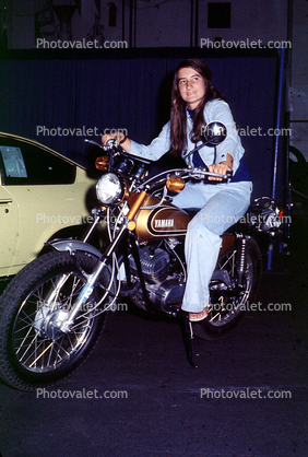 Yamaha, Woman, Smiles, 1970s