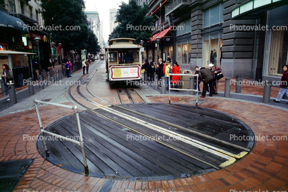 10, The turnabout at 5th and Market, Turnaround, Turntable, Powell Street