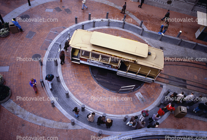 The turnabout at 5th and Market, Turnaround, Turntable, Powell Street