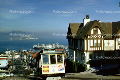 Hyde Street Cable Car, Automobiles, Vehicles, 1960, 1960s