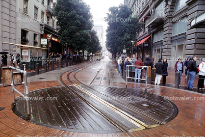 Turnaround, Roundabout, Turntable, Market Street, Powell Street, Tracks