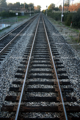 Caltrain rails