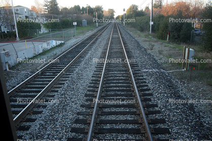 Caltrain rails