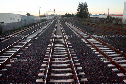 Caltrain rails