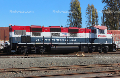 CFNR 500, NRE 3GS21B, California Northern Railroad, Napa