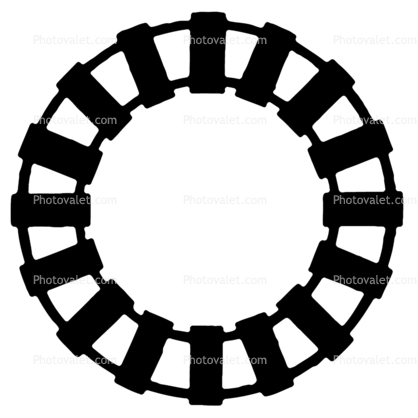 Round Circle Railroad Tracks, wheel, round, circular, logo, silhouette