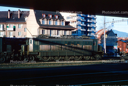 10949, SBB class, Ae4/7 locomotive, Zurich, 1950s