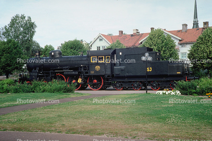 SJ 1282, 4-6-0, Mora, Sweden, 1950s