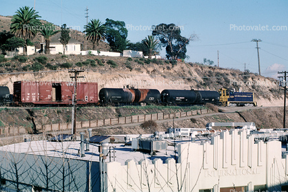 1229, San Diego & Imperial Valley, Switcher, San Ysidro, 27 February 1987