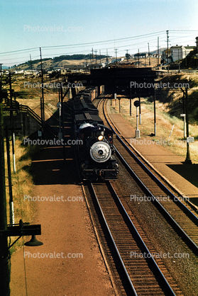 Steam Locomotive Switcher 1212, 0-6-0, Southern Pacific, 1950s