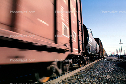 Rail Wheels, Rail Trucks, box car, oil car, 12 February 1988