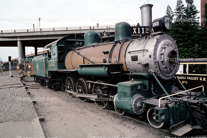 NWP 112, Alco 4-6-0, Northwestern Pacific Railroad Company, X112