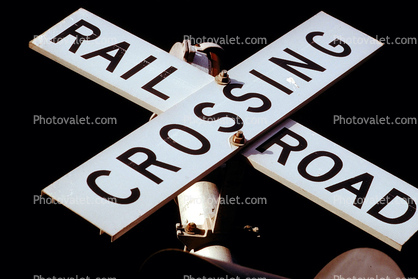 Railroad Crossing, San Francisco, California, 16th street and 7th street, Caution, warning