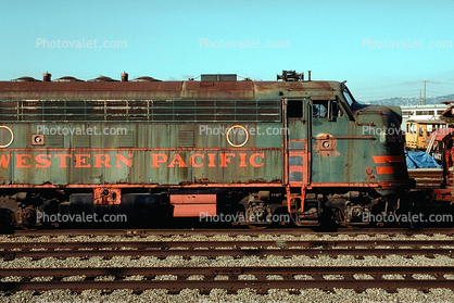 Western Pacific, Diesel Train Engine, F-Unit