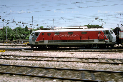 Swiss Electric Locomotive, near Pisa, 5 July 1994