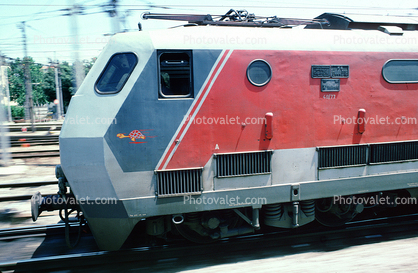 Swiss Electric Locomotive, near Pisa, 5 July 1994