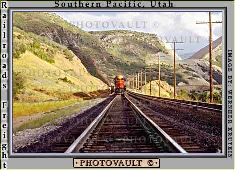 Utah 9011, EMD SD40, Railroad Tracks, 11 September 1994