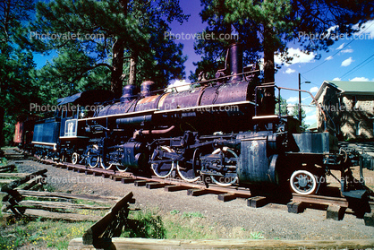 Southwest Lumber Mills Mallet #12, 2-6-6-2, Steam Locomotive, Flagstaff Arizona, Arizona Historical Society Pioneer Museum 