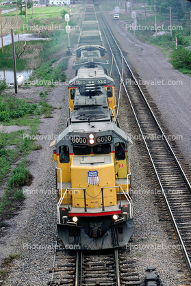 UP 6000, UP 9310, Union Pacific, Diesel Electric Locomotive, 23 May 1995