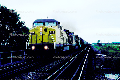 UP 9419, Diesel Electric Locomotive, near Topeka, Kansas, 23 May 1995