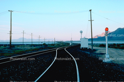 Rail Split, signal, Black Rock Desert, Gerlach, Nevada