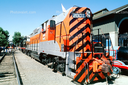 WP 2001, EMD GP20, Western Pacific Railroad No. 2001