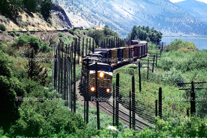 UP 9365, GE C40-8W, Union Pacific, Diesel Electric Locomotive, Klamath Lake