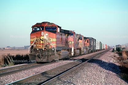 BNSF 5434, GE C44-9W, Diesel locomotive, California, BNSF Railway