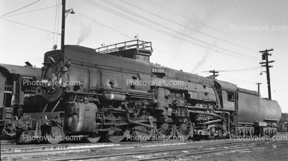 Southern Pacific, SP 4308, Mountain Class Mt-1 4-8-2, Skyline Casing, X4308, 1950s