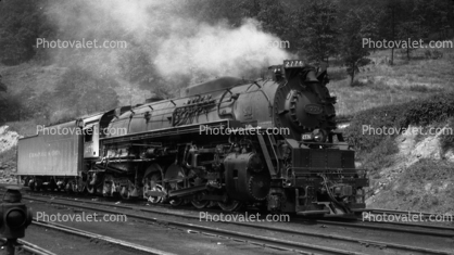 Chesapeake & Ohio 2776, Chesapeake & Ohio 2-8-4 "Berkshire" Type Locomotive, K-4 class, ALCO, 1950s