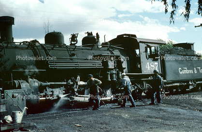 487, Cumbres & Toltec Scenic Railroad, D&RGW, Chama, New Mexico