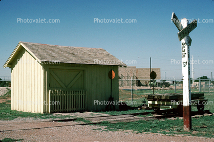 Shack, shed, building, Atchison Topeka and Santa Fe Railroad, Ropes Depot