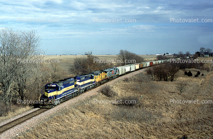 DME 6369, EMD SD40-2, Dakota, Minnesota and Eastern, Ainsworth Iowa