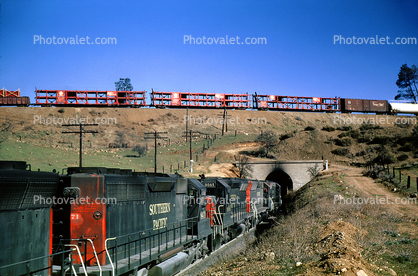 Tehachapi Loop, California, Southern Pacific Locomotives, Tunnel, Walong, Kern County